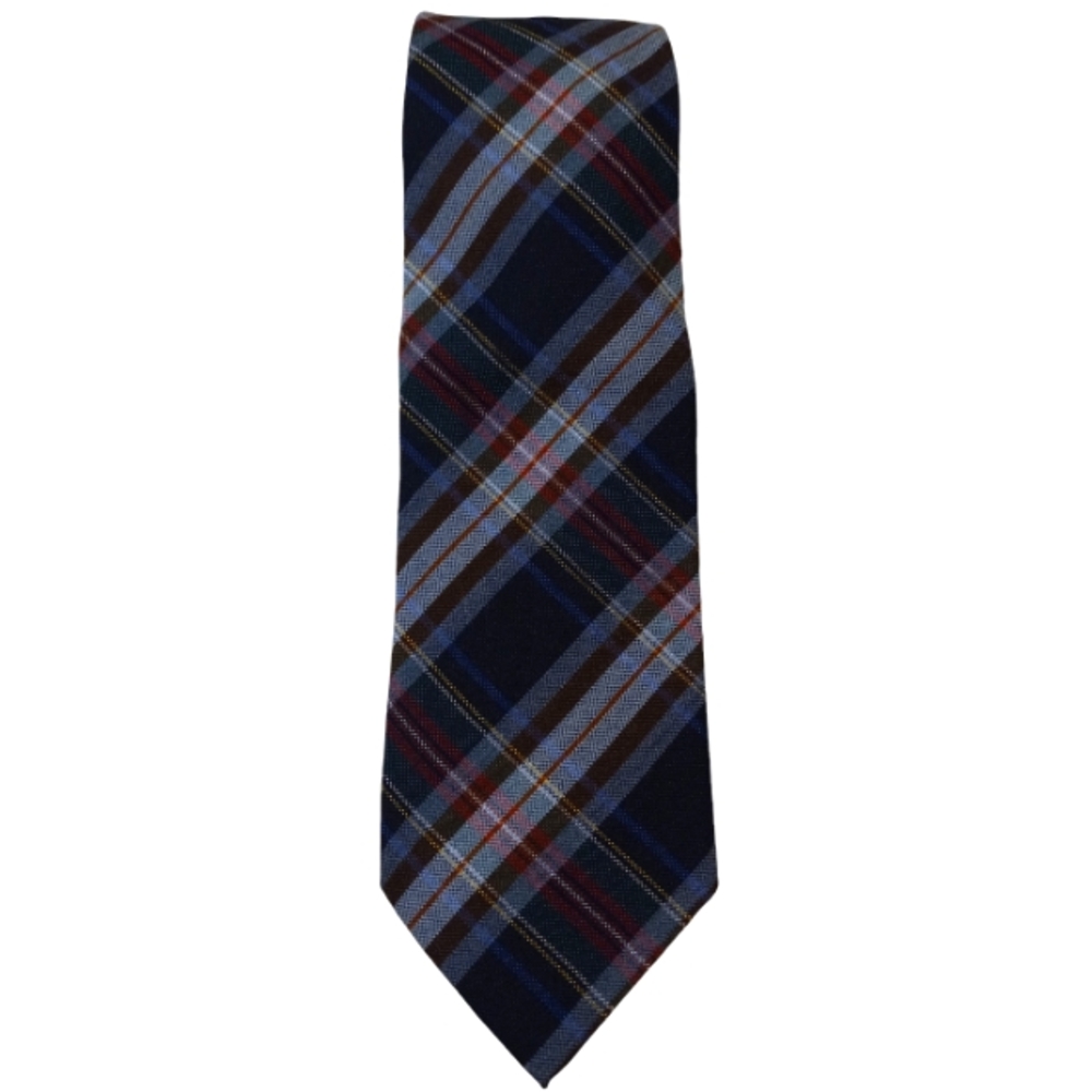 NWOT CHARLES TYRWITT 70% Wool & 30% Silk Plaid Tie